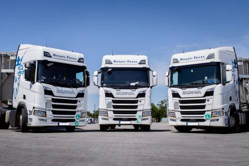 Bogos-Trans Kft. - Bulk grain transportation Fleet of trucks